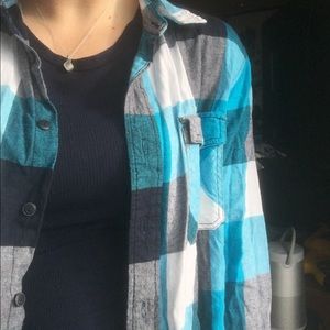Blue Plaid Flannel ☀️2 Flannels for $30